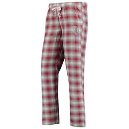 Women's Concepts Sport Crimson/Gray Oklahoma Sooners Plus Size Forge Flannel Pants