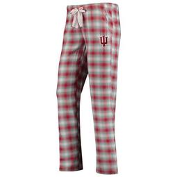 Women's Concepts Sport Crimson/Gray Indiana Hoosiers Plus Size Forge Flannel Pants