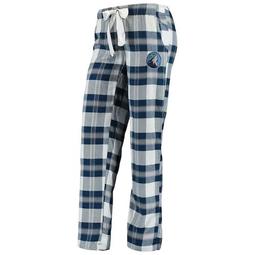 Women's Concepts Sport Navy/Gray Minnesota Timberwolves Headway Flannel Pants