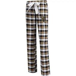Women's Concepts Sport Black Vegas Golden Knights Plus Size Piedmont Flannel Pants