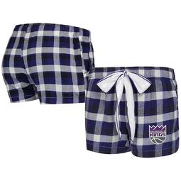 Women's Concepts Sport Purple/Black Sacramento Kings Piedmont Flannel Sleep Shorts