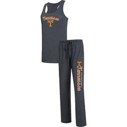 Women's Concepts Sport Charcoal Tennessee Volunteers Essential Topic Tank Top & Pants Sleep Set