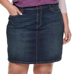 Plus Size SONOMA Goods for Life™ A-Line Denim Skirt