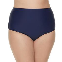 Plus Size Croft & Barrow® High-Waisted Bikini Bottoms