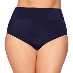 Plus Size Croft & Barrow® All Over Control High-Waisted Brief Swim Bottoms