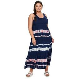 Plus Size SONOMA Goods for Life™ Tiered Challis Dress