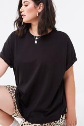 Plus Size Dropped Sleeve Tee
