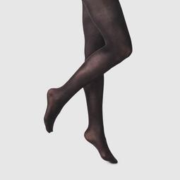Women's 50D Opaque Tights - A New Day™ Black