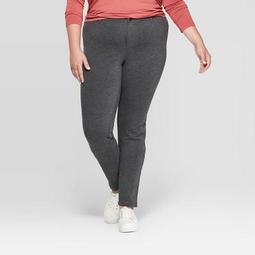 Women's Plus Size 5 Pocket Ponte Skinny Pants - Ava & Viv™