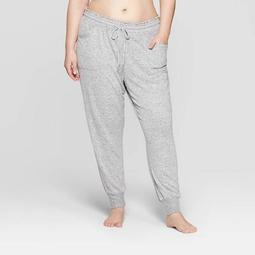 Women's Plus Size Perfectly Cozy Lounge Jogger Pants - Stars Above™ Gray
