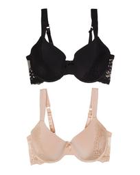 Full Figure 2pk Lace Bras With Comfort Straps