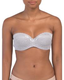 B Enticing Lace Strapless Bra