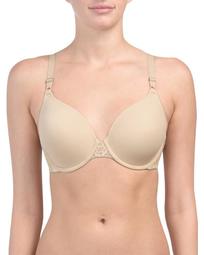 Full Figure T-shirt Bra With Lace Trim