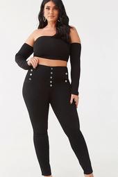 Plus Size High-Rise Ankle Jeans