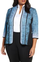 Abstract Ombré Pattern Jacket