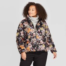 Women's Plus Size Floral Print Long Sleeve Jacket - Who What Wear™ 