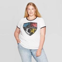Women's Game of Thrones Plus Size Short Sleeve Graphic T-Shirt (Juniors') - White