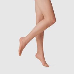 Women's 20D Sheer Control Top Tights - A New Day™ Honey Beige