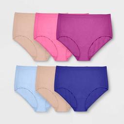 Fit for Me by Fruit of the Loom Women's Plus 6pk Beyondsoft Classic Briefs