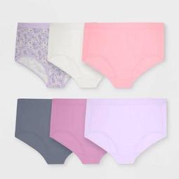 Fit for Me by Fruit of the Loom Women's Plus 6pk Microfiber Classic Briefs