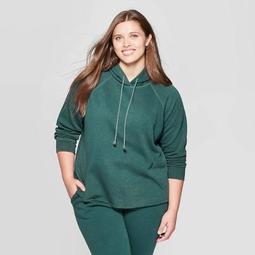 Women's Plus Size Long Sleeve Hoodie Sweatshirt - Universal Thread™