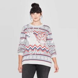 Women's Game of Thrones Plus Size Ugly Pullover Sweater (Juniors') - Gray