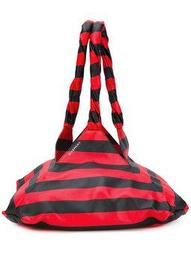 striped Pyramid shoulder bag