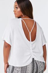 Plus Size Strappy-Back Top