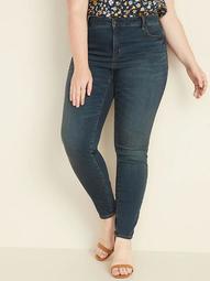 High-Waisted Secret-Slim Pockets Plus-Size Skinny Rockstar Jeans