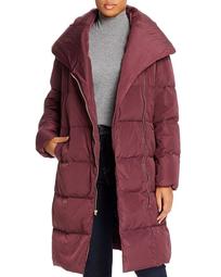 Shawl-Collar Puffer Coat