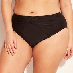 Women's Plus Size Twist High Waist Bikini Bottom - Kona Sol™