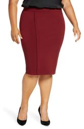9-to-5 Stretch Knit Pencil Skirt