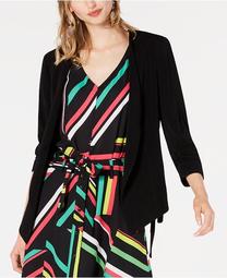 Open-Front Tie-Side Jacket, Created for Macy's
