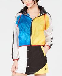Colorblocked Semi-Sheer Jacket