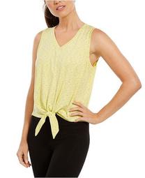 Striped Tie-Front Tank Top, Created for Macy's