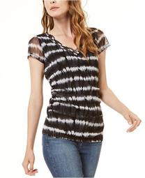 INC Double-Layer V-Neck Top, Created for Macy's