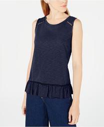 Ruffled Cross-Over Back Top, Created for Macy's