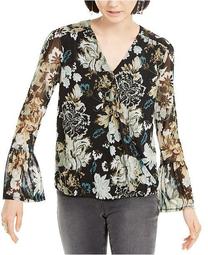 INC Bell-Sleeve Surplice Top, Created for Macy's