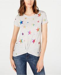 INC Twisted Rainbow-Star T-Shirt, Created for Macy's