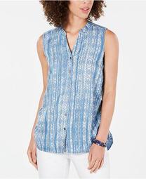Side-Seam Sleeveless Shirt, Created for Macy's