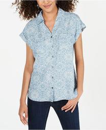 Printed Button-Up Top, Created for Macy's