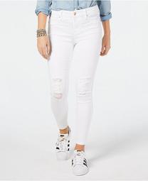 Juniors' Curvy High-Rise Skinny Ankle Jeans