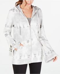 Tie-Dyed Bell-Sleeve Hoodie, Created for Macy's