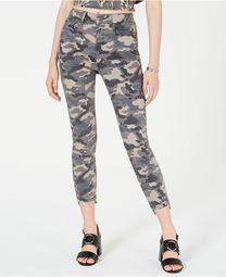 Juniors' Camo Cropped Skinny Jeans