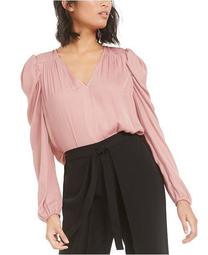 Puff-Sleeve V-Neck Top, Created for Macy's