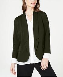 Notch-Collar Open-Front Jacket, Created for Macy's