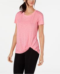Knot-Front T-Shirt, Created for Macy's