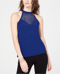 INC Illusion Halter-Neck Top, Created for Macy's