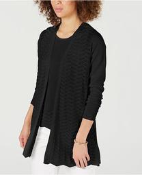 Textured Zigzag Cardigan, Created for Macy's