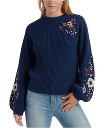 Cotton Embroidered Sweater